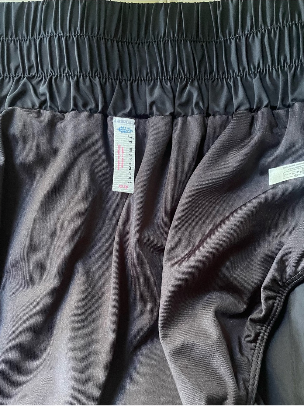 FP FREE PEOPLE MOVEMENT lot of 2 XS FLIRT ON Black & Light Blueb - Picture 5 of 5